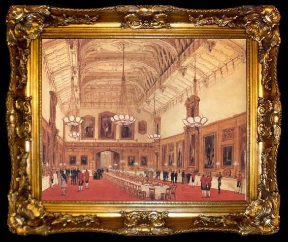 framed  Nash, Joseph The Waterloo Chamber (mk25), ta009-2